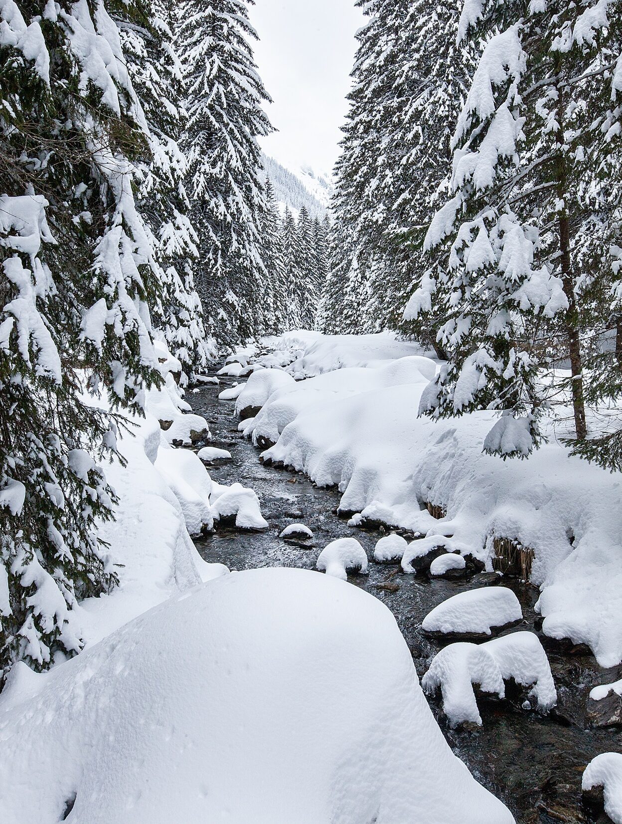 paisajes de ruka en laponia